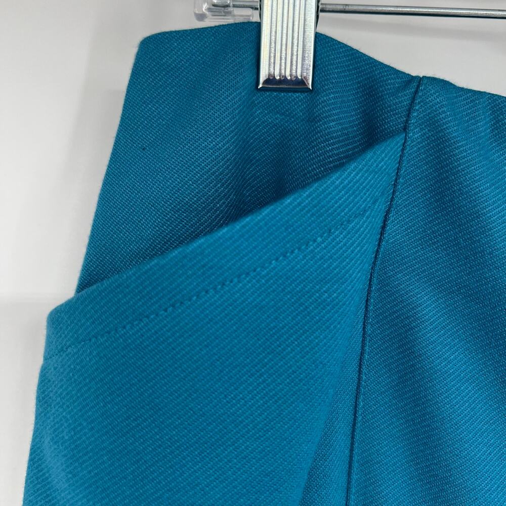 Cabi Sigourney Pencil Skirt Women's Sze 6 Pacific Blue Vented Stretch Style 3220 - Picture 4 of 7